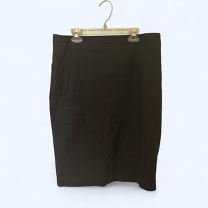 Banana Republic Elegant Black Pencil Skirt